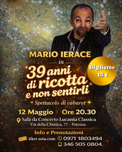 39 anni di ricotta e non sentirli