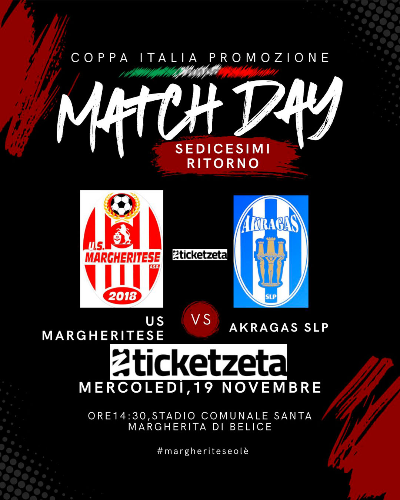 Coppa Italia: Margheritese 2018 vs Akragas SLP
