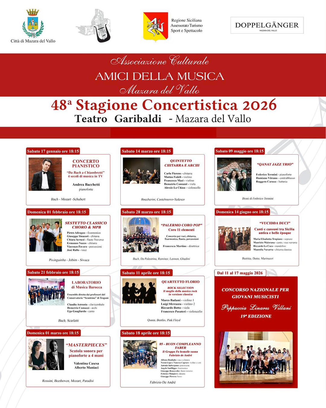 48esima Stagione Concertistica 2026