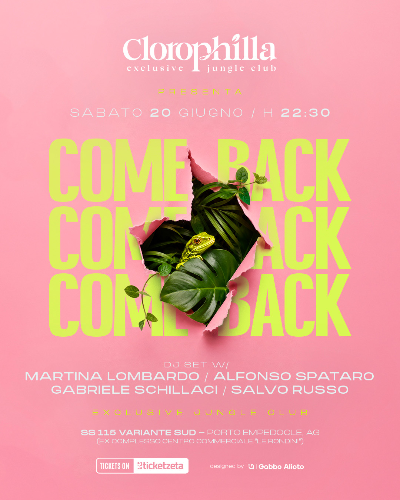 Come Back - Clorophilla