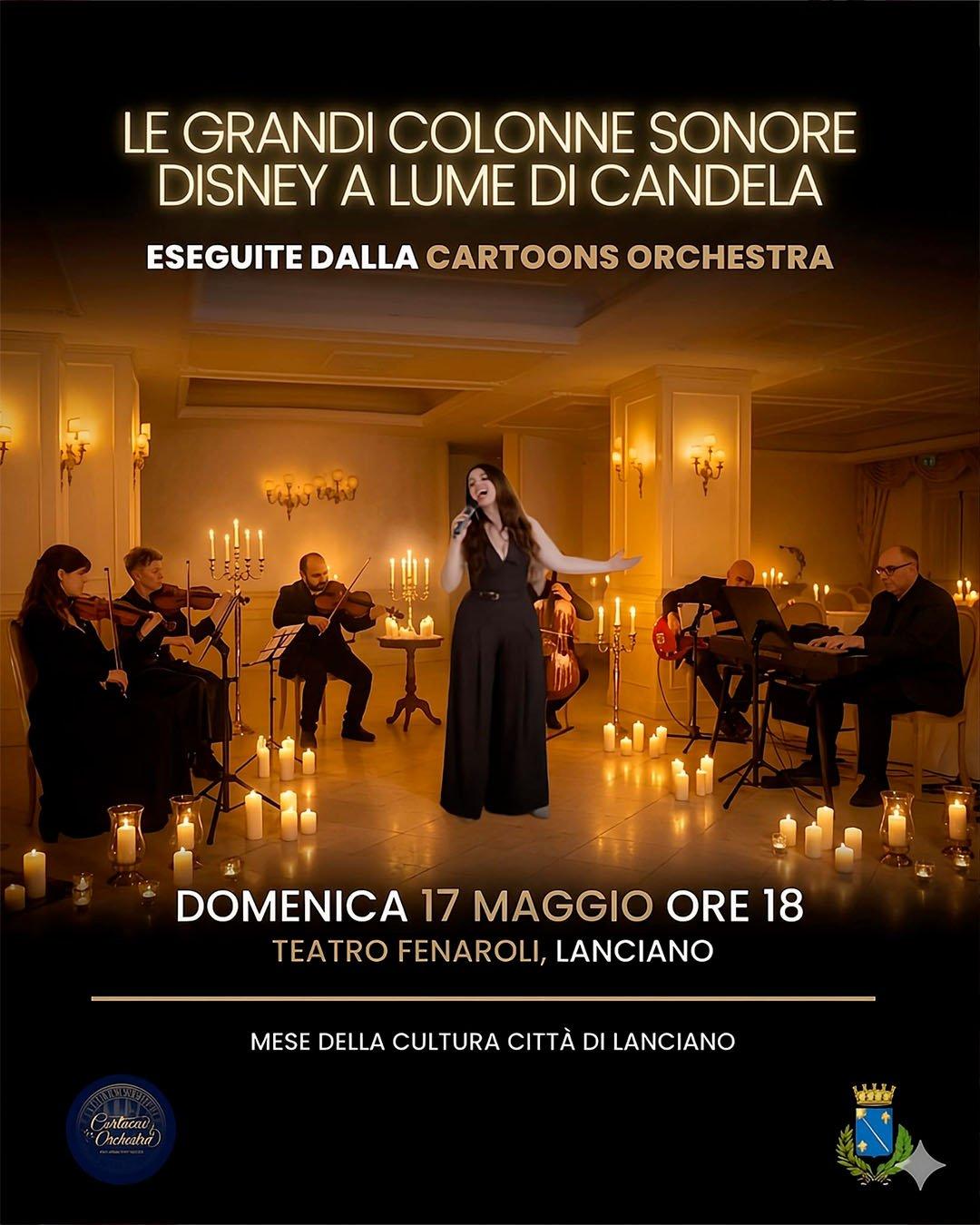 Le grandi colonne sonore Disney a lume di candela