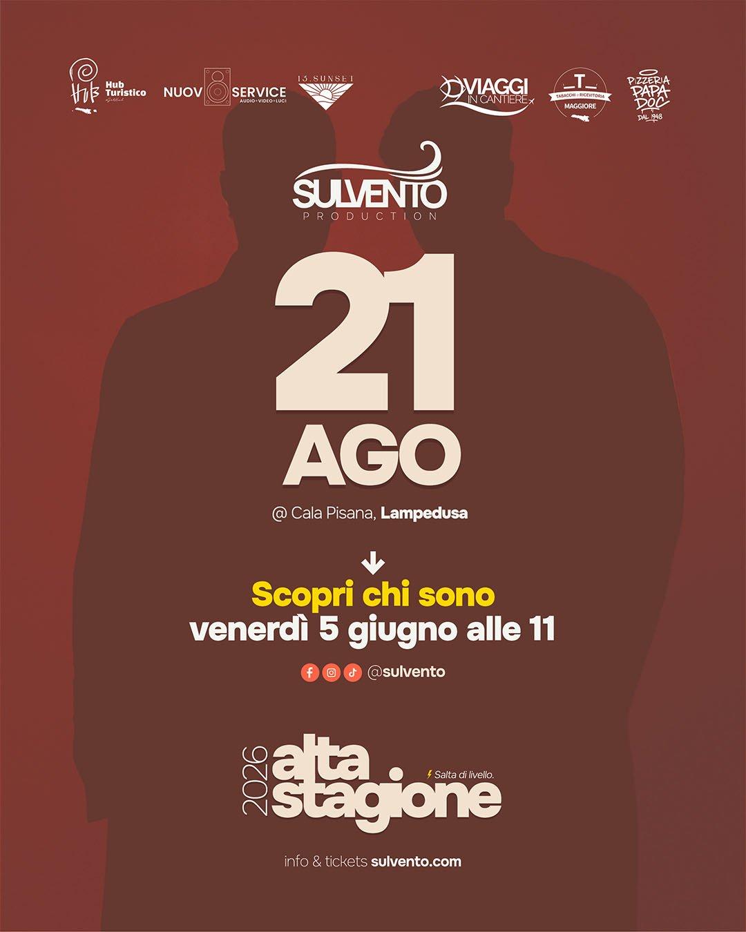 Alta Stagione 2026 - 21 Agosto