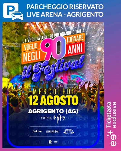 Parcheggio Live Arena - Voglio Tornare Negli Anni 90